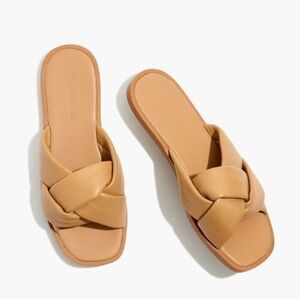 NEW Madewell Women Jayana Braided Leather Flats shoes sz 6.5